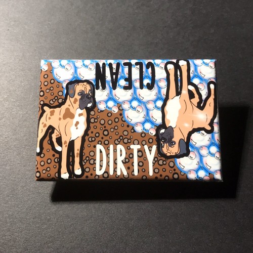 Boxer Dog Dishwasher Magnet Handmade Kitchen Cleaning Accessories and Home Decor - Picture 2 of 12