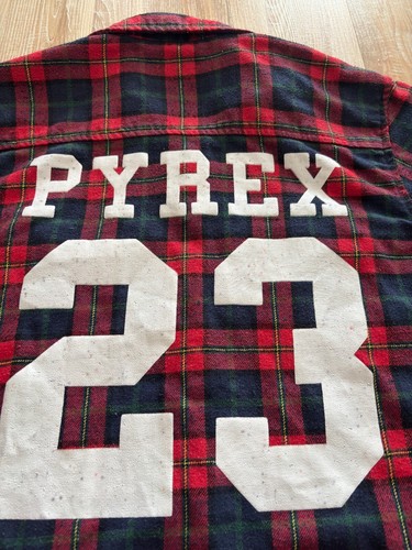 Polo Ralph Lauren Rugby Pyrex 23 Shirt Flannel Off White Virgil Abloh Rare M - Picture 4 of 13