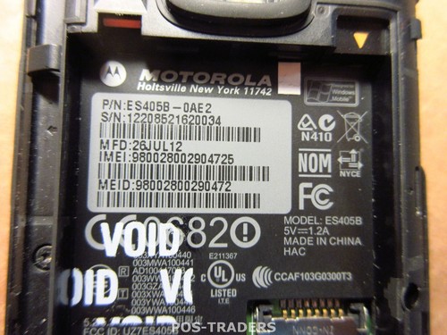 Motorola ES405B Symbol WiFi BT Phone 2D Barcode Camera Scanner C-GRADE SCRATCHES - Picture 6 of 6