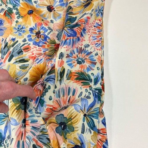 RipSkirt Sun Dress Women XL Colorful Floral Knee Sleeveless Beach Hawaii Pockets - Picture 5 of 11