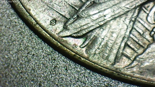 1923 S Dollaro della Pace 90% Argento Moneta da Collezione USA Forse Grasso Anomalia - Foto 9 di 9
