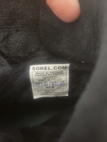 Sorel Herringbone Women's Waterproof Boots sz 7.5 - Picture 8 of 9