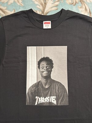 SUPREME THRASHER HAROLD TEE (BLACK) (SMALL) FW24 THREE 6