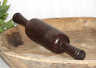 Antique Hand Carved Wooden Big Chapati Bread Rolling Pin Belan 1 pc - 15805