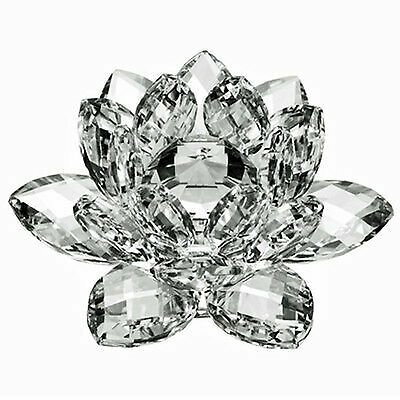 3" fleur de lotus en cristal clair de haute qualité avec boîte cadeau vendeur américain - Photo 1 sur 2