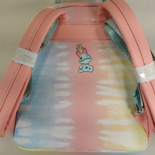 Loungefly Disney Lilo & Stitch Tie Dye Mini Backpack Bag & Wallet Set Boxlunch - Picture 9 of 23
