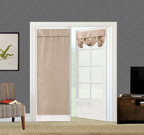 NEW DOOR PANEL FOAM BACKING THERMAL BLACKOUT WINDOW DRESSING 26" W X 75" L GABY - Picture 13 of 14
