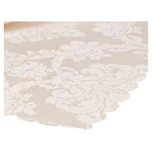 Damast Design Floral Jacquard Rechteck Tischdecke Länglich Tuch Geschirr Esszimmer - Bild 11 von 12