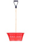 Garden Snow Shovel Leaf Clear 4ft Wooden Handle Autumn Spade Mucking Winter 