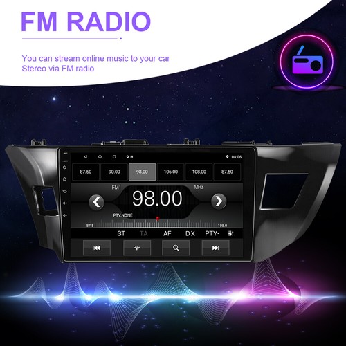 128G Apple CarPlay For Toyota Corolla 2014-2016 Android 13 GPS Car Radio Stereo - Picture 15 of 19