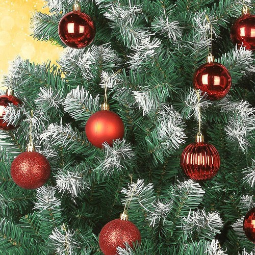 48x Christmas Tree Ball Family Party Ornament Hanging Christmas Decoration Balls - Picture 9 of 29