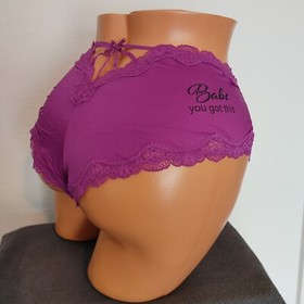 NWT Lane Bryant Cacique Sexy Cheeky Lingerie Panty 22/24 Purple You Got This