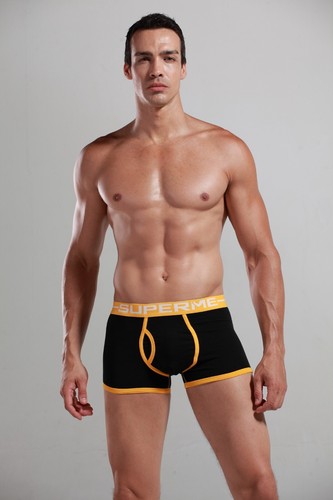 SALE UK Small 8 Paar SuperMe Herren Boxershorts - zufällige Farben Baumwolle Trunks - Bild 3 von 10