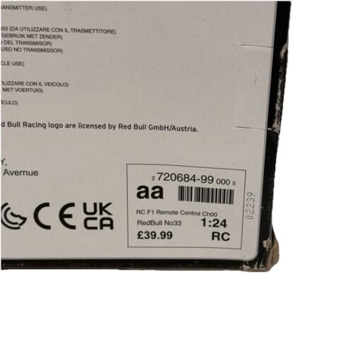 Modellino auto radiocomandato Maisto 582356 Red Bull F1 2023 1:24 nuovo - Foto 4 di 5
