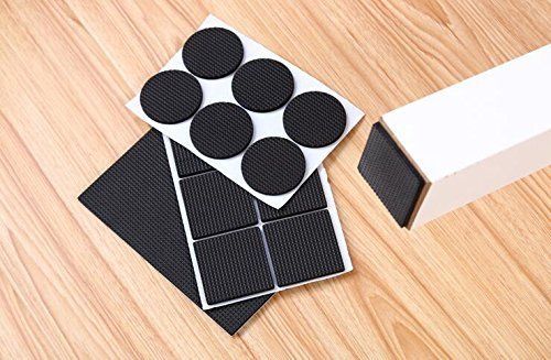 Foam Rubber Pads Floor Protector Furniture Feet Black Self Adhesive Sticky Back - Picture 4 of 19
