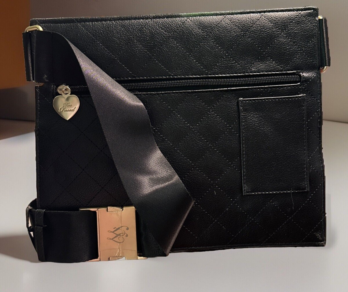 トゥーフェイスド Too Faced メイクブラシ ポーチ Too Faced Makeup Brush Belt Bag Heart Pink Black Chain NWOT | eBay