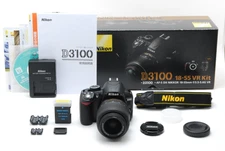 [MINT W/BOX ] Nikon D3100 14.2MP D/SLR Camera with 18-55mm VR Lens Kit JAPAN