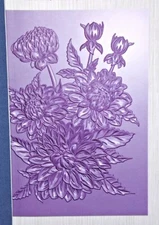 Gemini 3D Dahlias Flower Embossing Folder New Crafters Companion Free Shipping