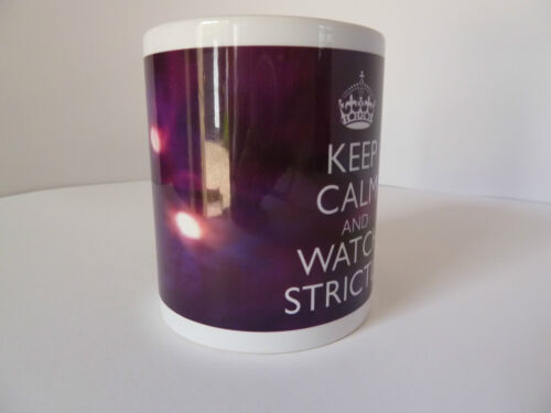 Strictly Come Dancing Keep Calm Mug Purple Cup Gift Carry On Personalised 4 Free - Picture 4 of 5
