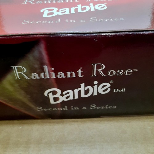 Mattel Barbie Radiant Rose 1996 #15140 Society Style Collection rotes Abendkleid - Bild 6 von 8