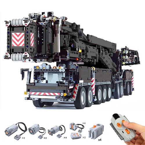 Motorized Liebherr LTM 11200 Mobile Crane With Steering and Lifting 8128 Pieces - Imagen 2 de 5