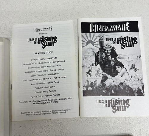 Commodore Amiga Lords of the Rising Sun CIB Cinemaware Computer 1988 - Bild 4 von 6