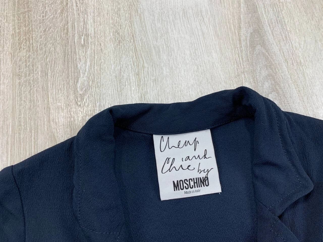 Abito donna Moschino economico chic taglia 44 colore nero blu