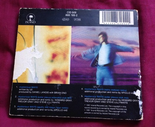 U2 - MYSTERIOUS WAYS - CD SINGLE - Picture 4 of 4