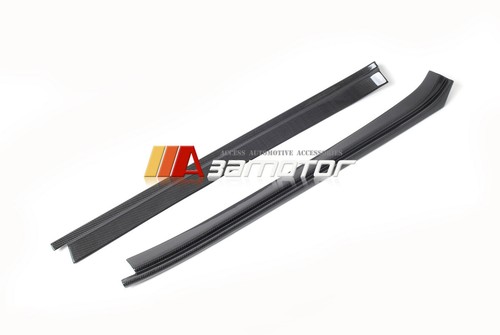 Carbon Fibre Door Sill Scuff Plate Insert Trim Cover fits 20-25 Toyota Supra GR - Picture 3 of 6