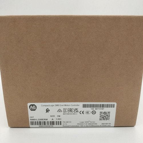 Allen Bradley 5069-L320ERM CompactLogix 5000 Controller Surplus NEW US Free Tax - Bild 5 von 6