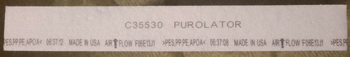 Filtro de aire de cabina Purolator C35530 - Imagen 3 de 3