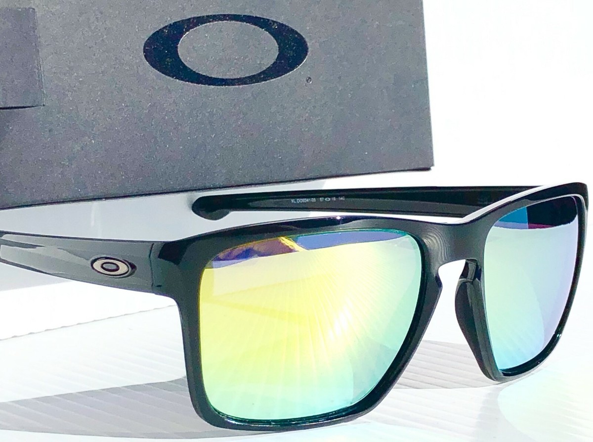 Oakley Silver XL Black Iridium Frame Black Polished Lens Men's