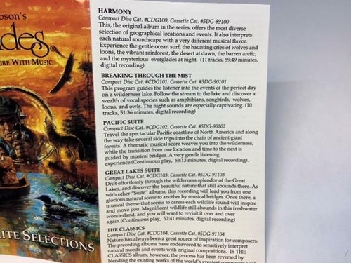 DAN GIGSON’S SOLITUDES Audio Cassette Tape FAVORITE SELECTIONS 1993 5DG-93109 - Picture 3 of 6