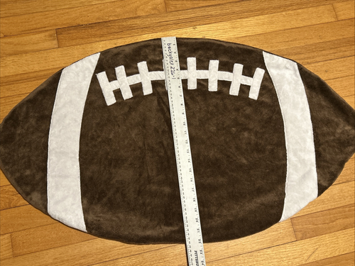 HTF Teamees Touchdown Football Baby Blanket - Picture 2 of 5
