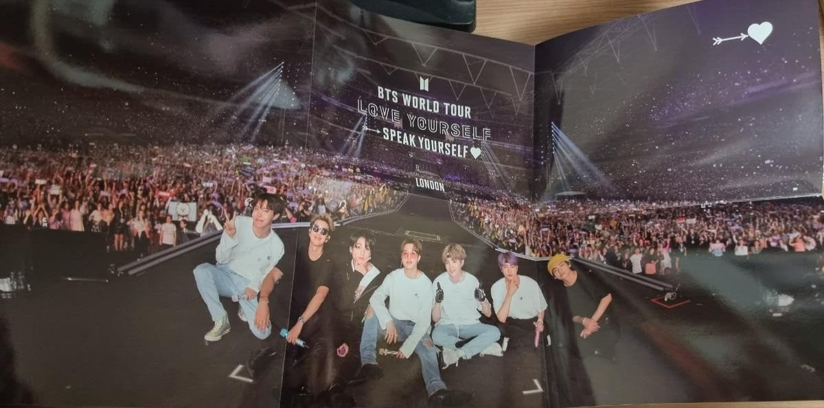 BTS WORLD TOUR LONDON LOVE YOURSELF SPEAK YOURSELF DVD FULL SET