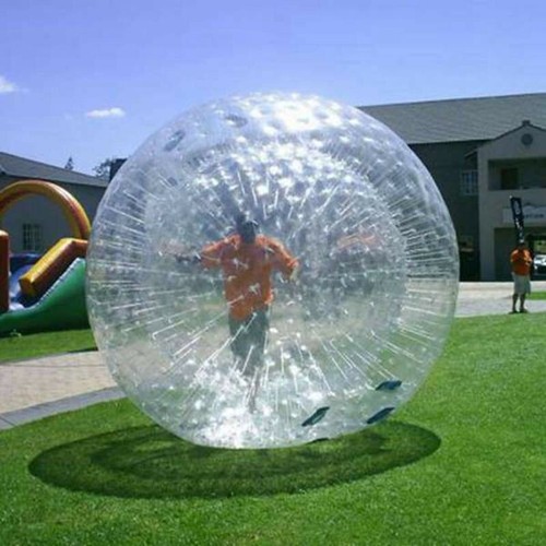 Giant Inflatable Human Hamster Ball Vano Zorbing Ball Sphering Grass Zorbs 8.5ft - Picture 1 of 4