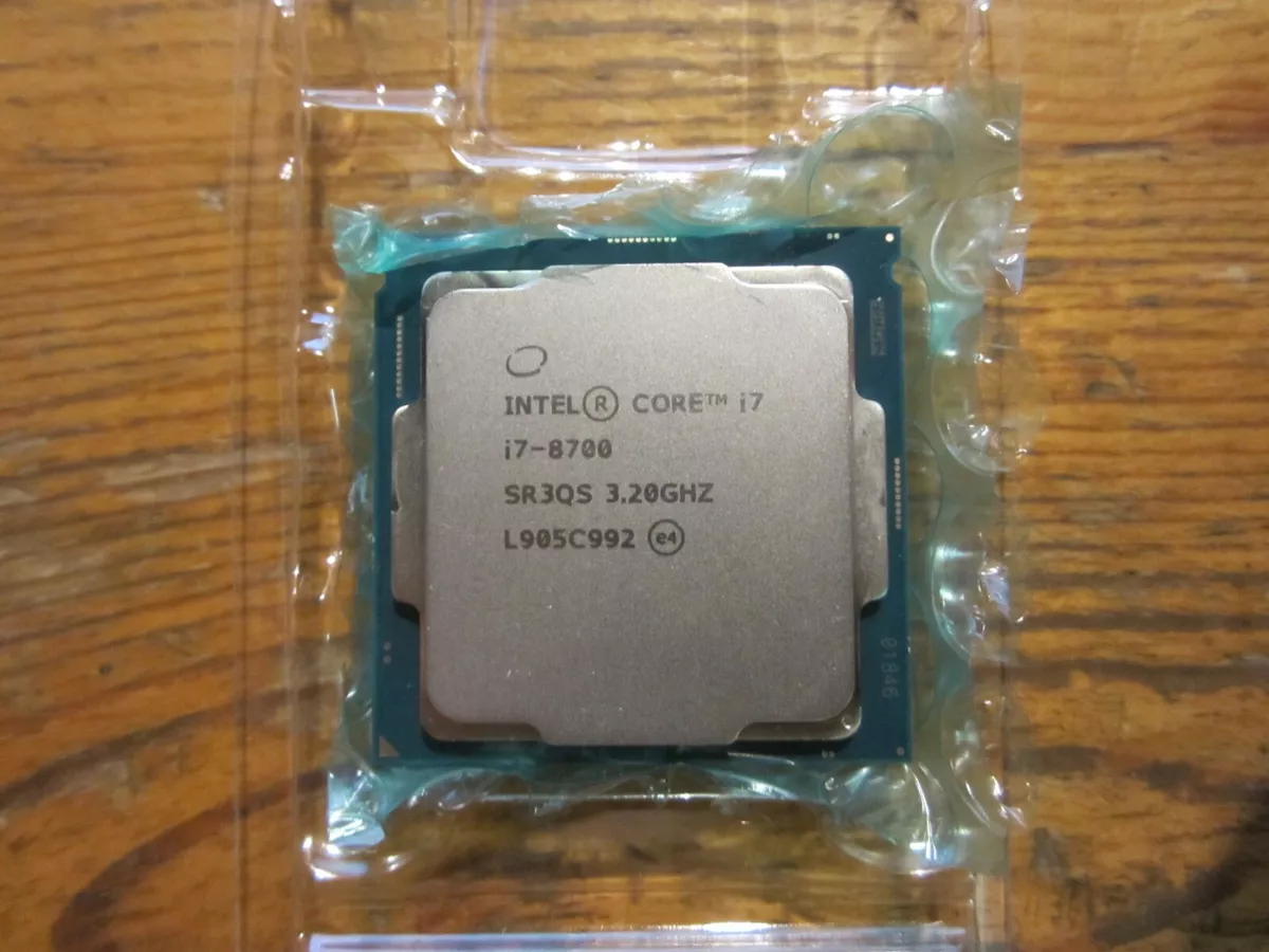 Intel Core i7-8700 SR3QS 3.20GHz Turbo to 4.60GHz 6-Core 12M LGA-1151 CPU