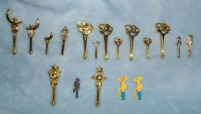 SAILOR MOON Mercury Mars Jupiter Uranus Neptune Pluto Saturn 11'' 6'' Doll Wand