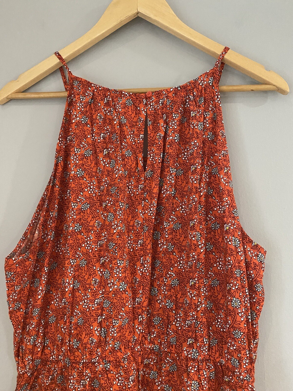 Old Navy Ditsy Floral Halter Maxi Dress Women's X… - image 5