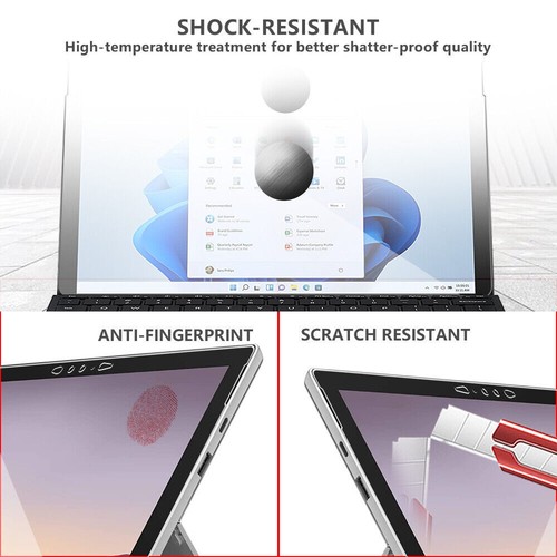For Microsoft Surface Pro 10 9 8 X 4 5 6 7 GO 4 3 2 Tempered Glass Screen Film - Picture 13 of 24