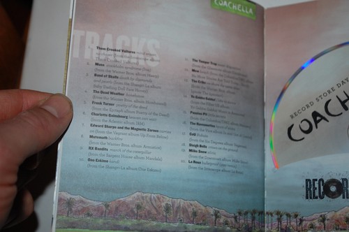 Coachella Sampler CD 2010 2011-Record Store Day-Dead Weather Muse Duran Duran - Picture 3 of 5