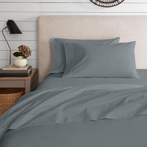 Purity Home 400 Thread Count Twin Charcoal Gray Sheets, Hotel Luxury College ... - Bild 3 von 8