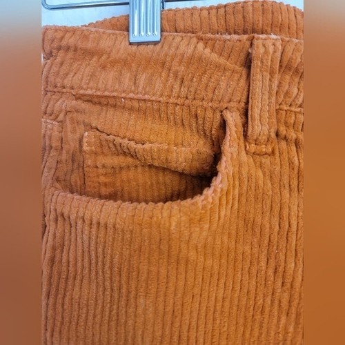 Pantalone in velluto a coste dritto a vita alta L'AGENCE Oriana TAGLIA 25 nuovo - Foto 4 di 9