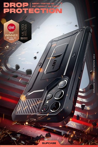 For Samsung Galaxy S23Ultra 5G, SUPCASE Multi-layered Case +2 Front Frame Cover - Picture 11 of 40