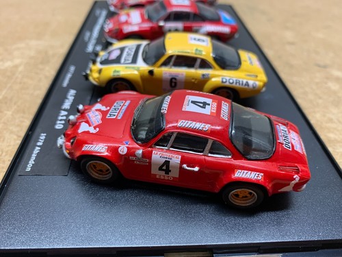 4er SET ALPINE RENAULT A110 TOUR DE CORSE 74/75/77/78 IN BOX 1/43 AG L13 - Bild 12 von 12
