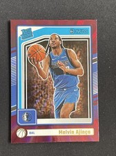 Melvin Ajinca 2024-25 Panini Donruss Rated Rookie Maroon Laser RC #238
