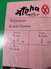 Bowling Ball Aloha 10 lbs, Black-Green, ungeb...