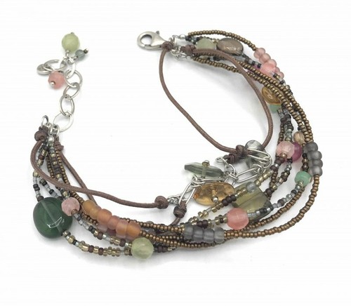 Silpada Sterling Silver Chalcedony Quattz Pink Bracelet B2090 - Picture 4 of 12