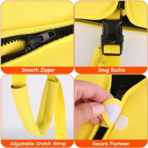 Float Vest Swim Vest for Toddlers Kids Swimming Aid Yellow Life Jacket Swimsuit - Picture 15 of 24