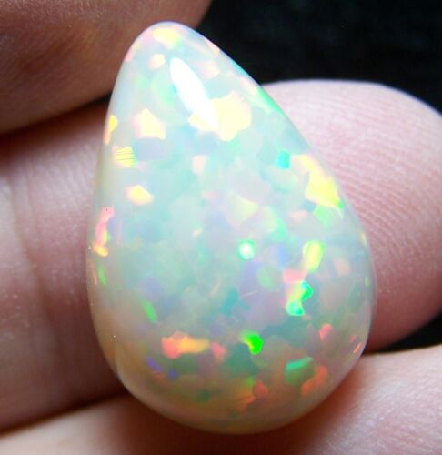 BIG Ethiopian Opal Welo Cabochon * VIDEO 9.71 CTs AAA 5/5 FIRE USA DEALER - Picture 7 of 24